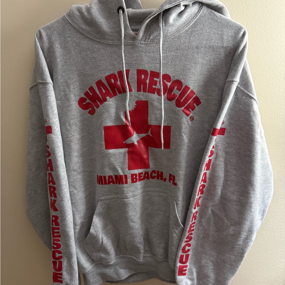 Gray Shark Rescue Hoodie